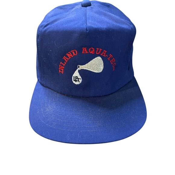 Snapback hat Inland Aqua royal blue baseball dad hat aquarium store - Picture 2 of 5